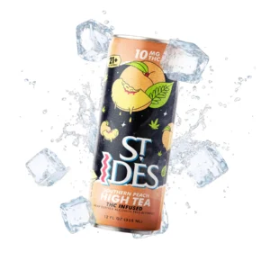St IDES High TEA Southern Peach 10MG THC Infused Tea Beverage